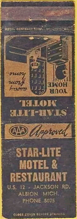 Star Lite Motel - Matchbook (newer photo)